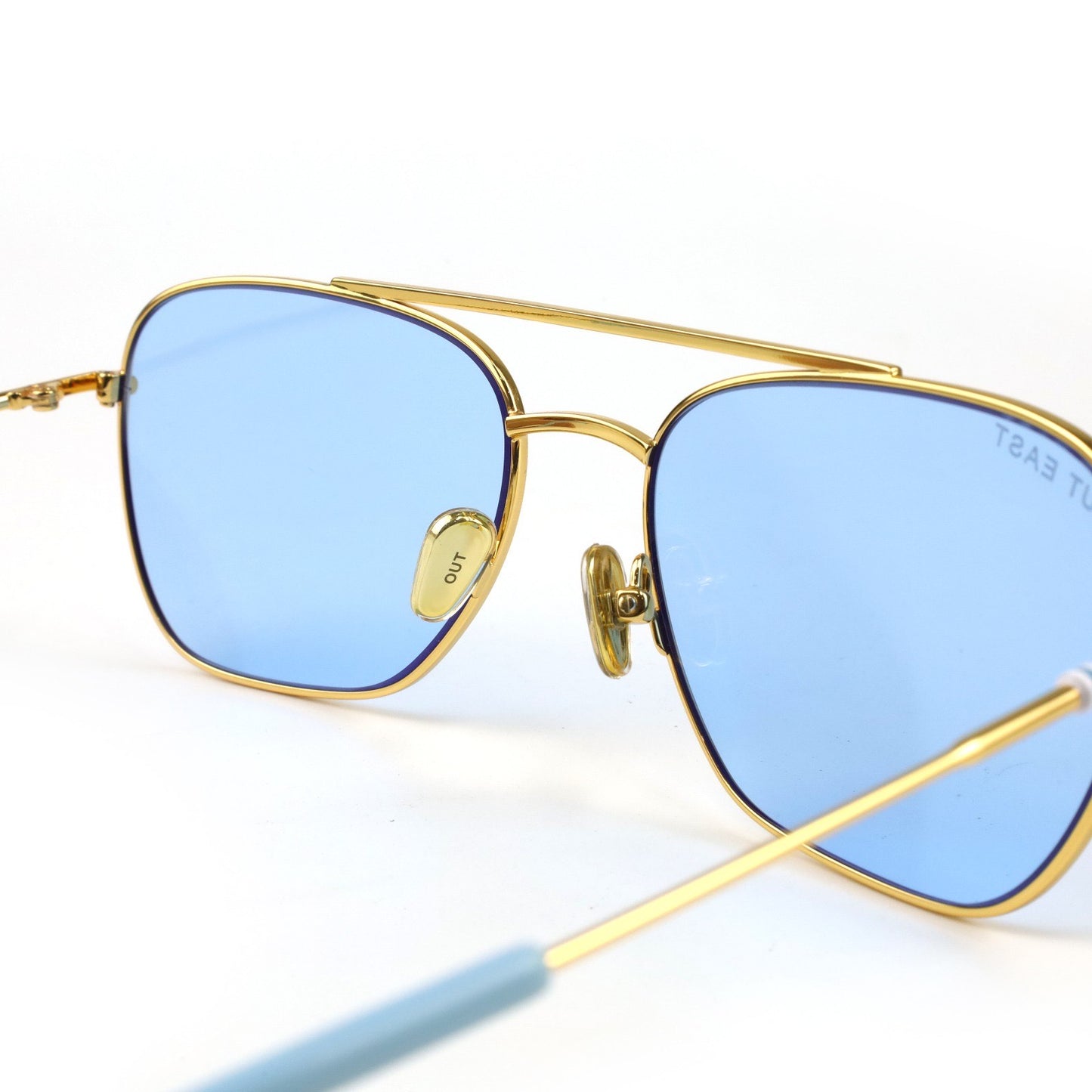 HAMPTONS COLORS™ SKY 18K SUNGLASSES (ROSEWOOD)